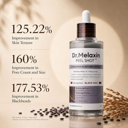 Dr.Melaxin Peel Shot Glow Rice Peeling Ampoule, 80ml